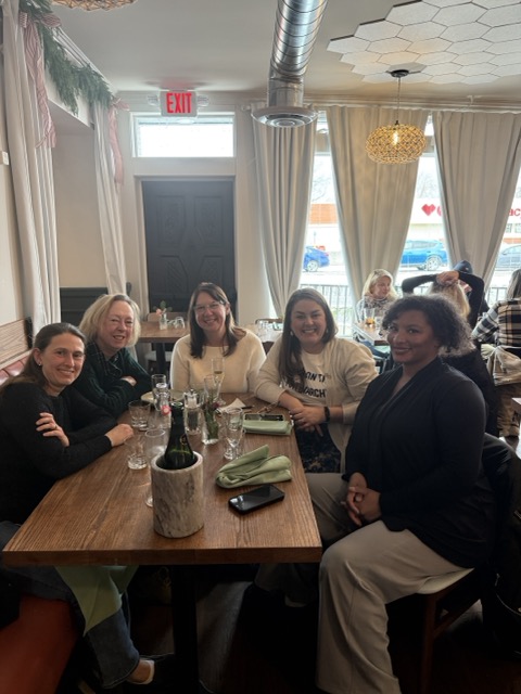 A group of women at a restaurant