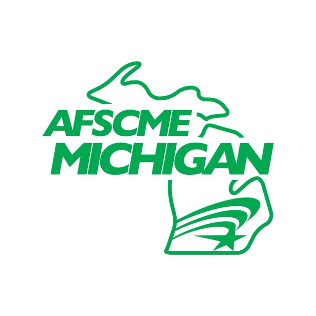 AFSCME Michigan logo endorsement
